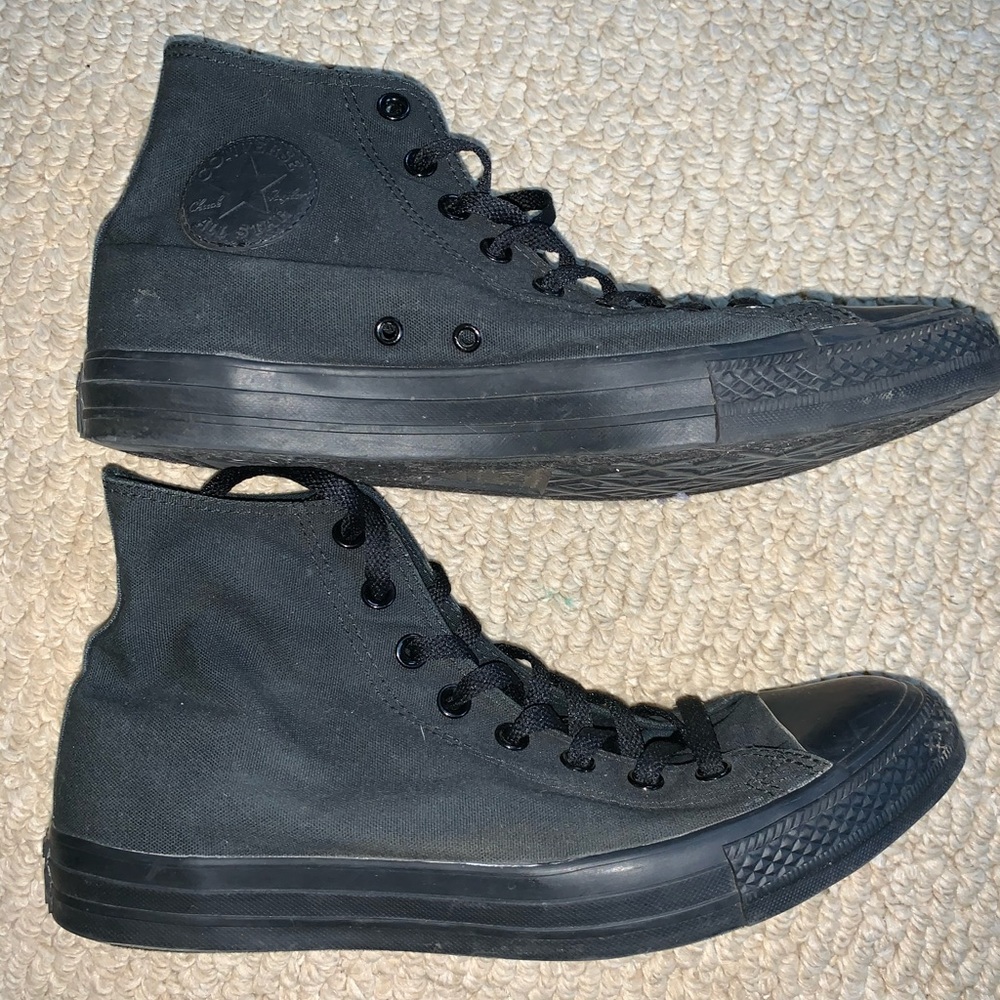 All black converse